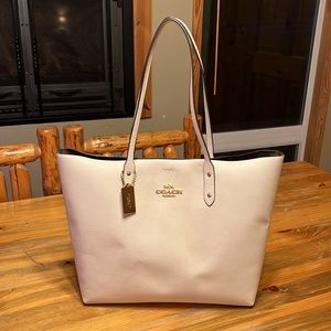 White Ivory Coach Tote